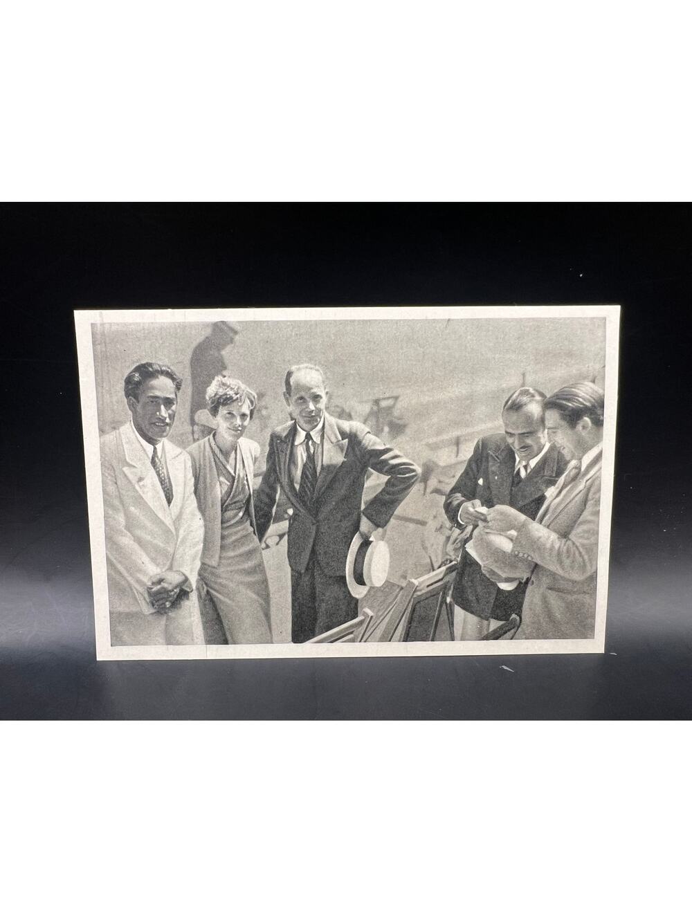 RARE 1936 Olympia Douglas Fairbanks, Amelia Earhart Card Aviation 1932 Olympia